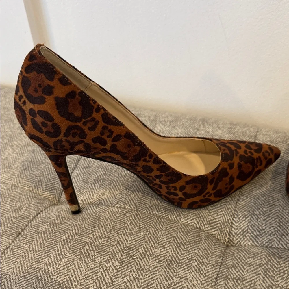 Kardashian Kollection leopard print stiletto heels